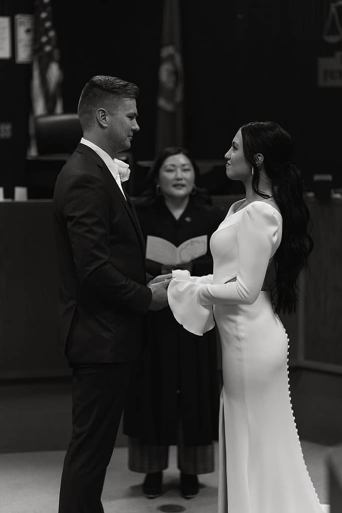 courthouse elopement ceremony
